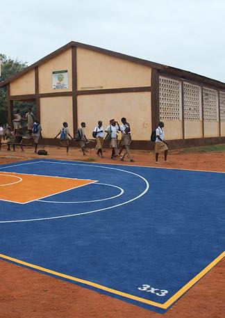 Terrain de basket 3x3, projet GB2A, conseil ingénierie